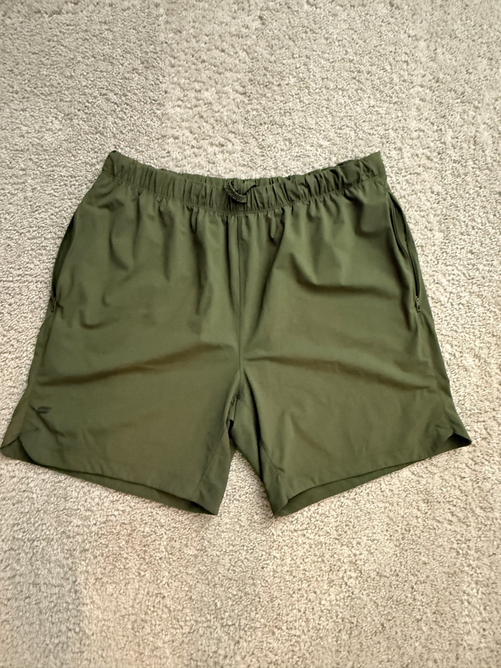 Fabletics Olive Green Athletic Shorts